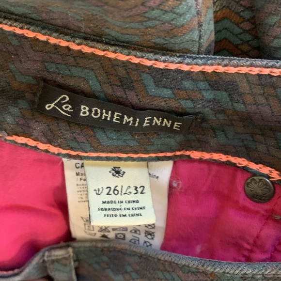 Maison scotch patterned jeans amsterdams blauw - Picture 4 of 4